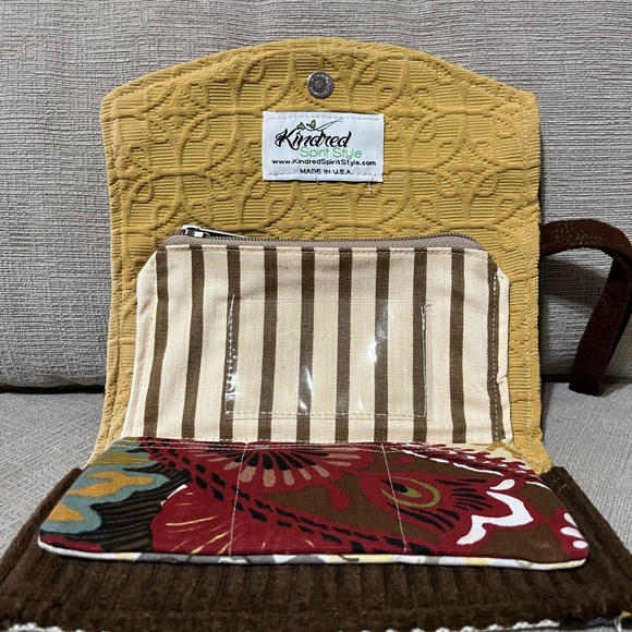 Kindred Spirit Styles Multicolor Clutch Bag wallet wristlet - Picture 3 of 4